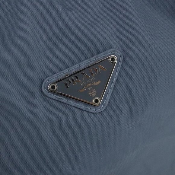 PRADA Boston Bag Nylon 2way Light Blue Auth 99483 - Picture 14 of 16